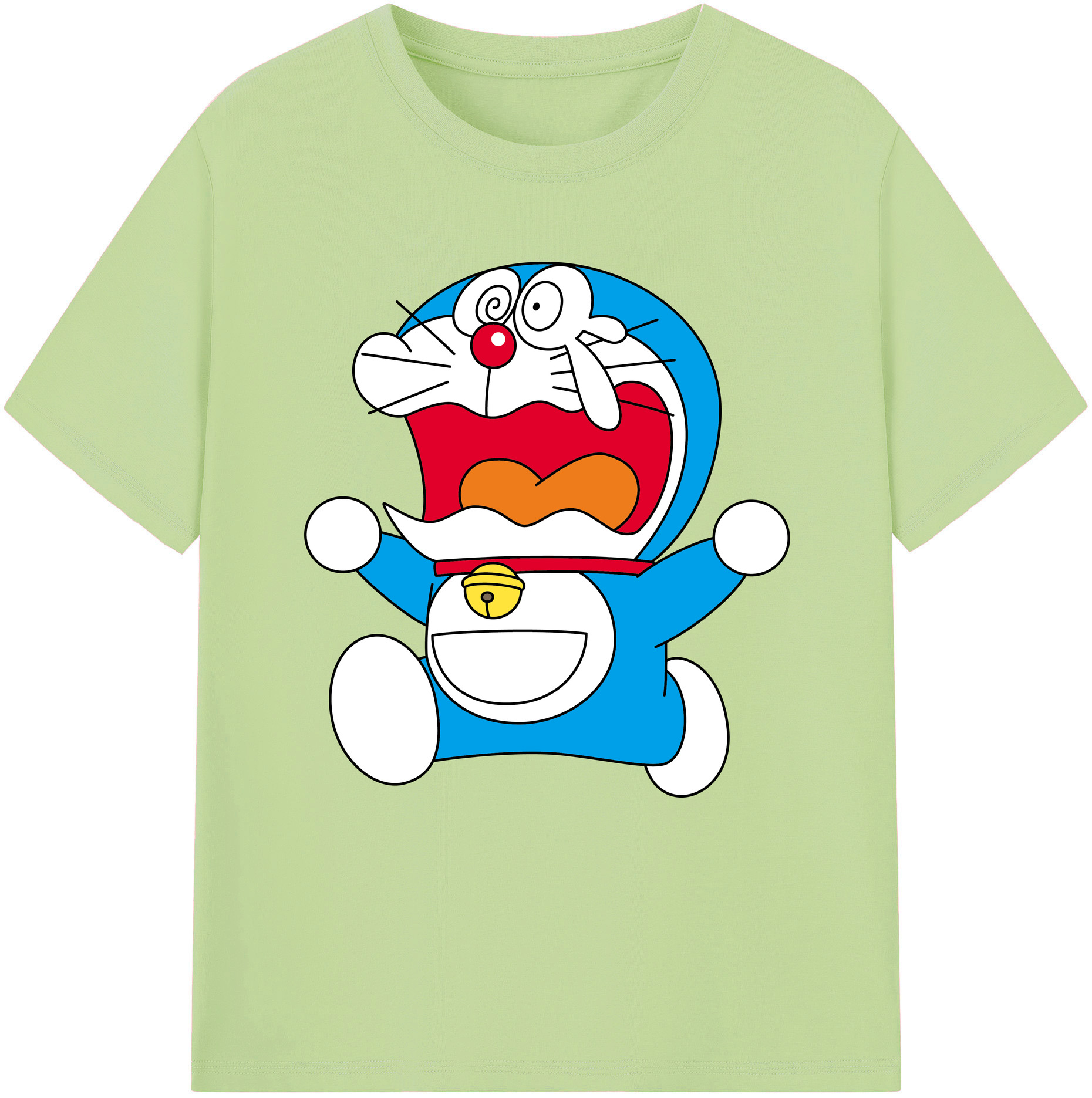 （画像用） ドラえもん Doraemon 綿100％半袖Tシャツ（フロントプリント）